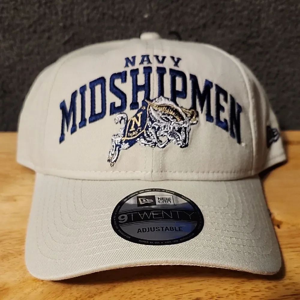 New Era Navy Midshipmen Snapback Hat - New